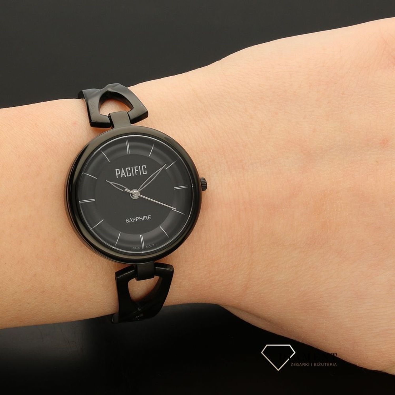 Damski zegarek Pacific Sapphire S6008 BLACK (1).jpg